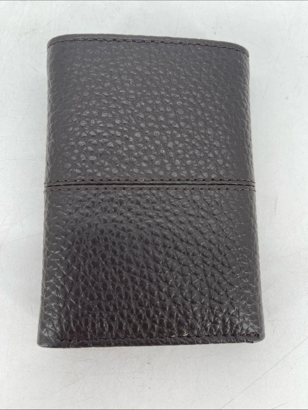 Cole Haan Slim Pebbled Leather Tri-Fold Men’s Wallet